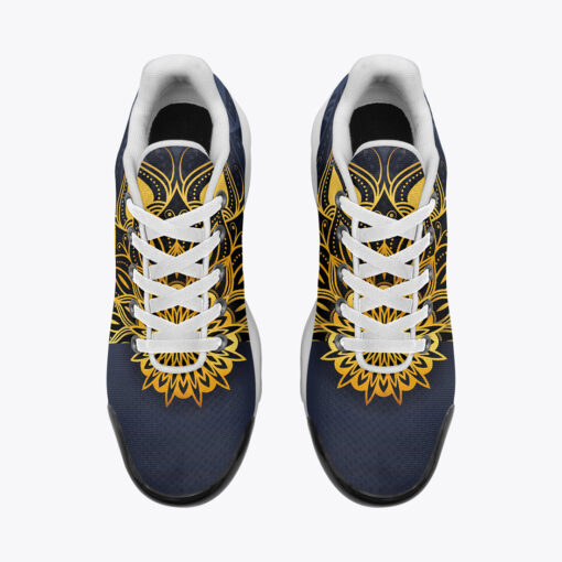 Luxury Golden Mandala Cushion Air Sneakers - Image 6