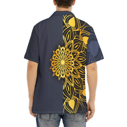 Luxury Golden Mandala Hawaiian Shirt - Image 4