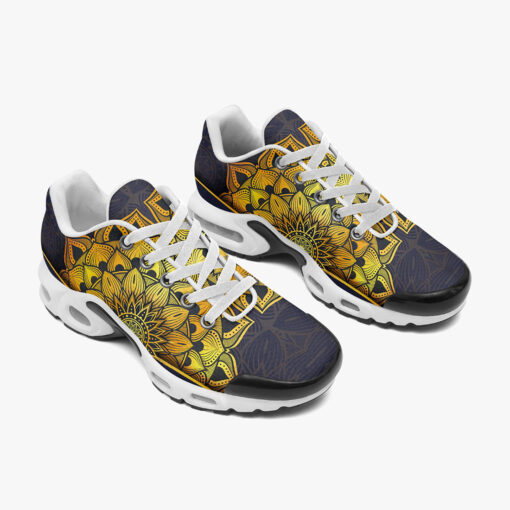 Luxury Golden Mandala Cushion Air Sneakers