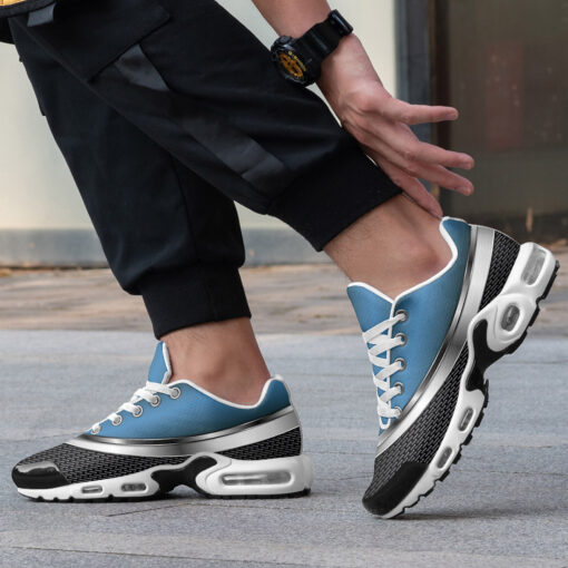 Blue Metallic Carbon Cushion Air Sneakers - Image 2