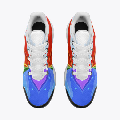 Playful Rainbow Wave Cushion Air Sneakers - Image 6