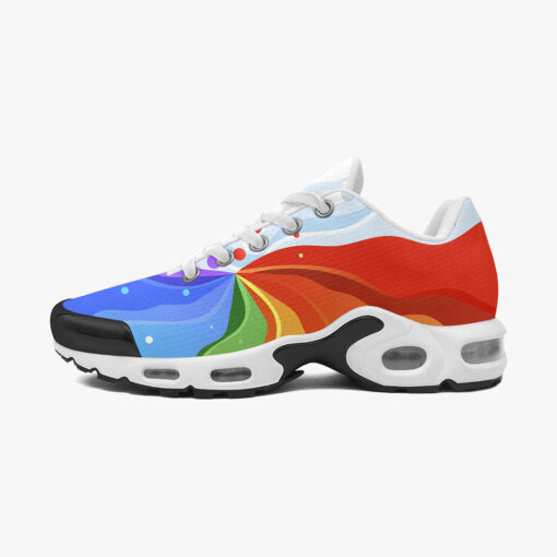 Playful Rainbow Wave Cushion Air Sneakers - Image 4