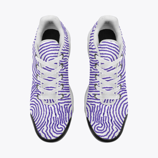 Blue Finger Print Cushion Air Sneakers - Image 6