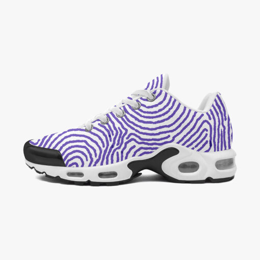 Blue Finger Print Cushion Air Sneakers - Image 4