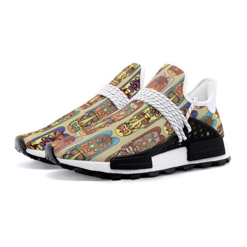 Ethnic Tribal African Masks Mesh Sneakers - Image 2