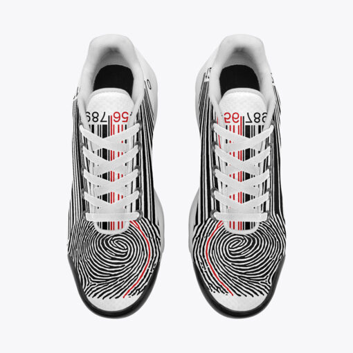 Fingerprint Barcode Cushion Air Sneakers - Image 6