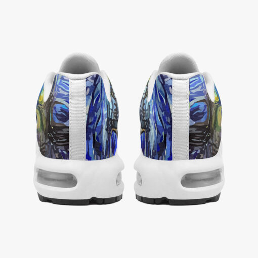 Starry Night Impressionism Peacock Cushion Air Sneakers - Image 5