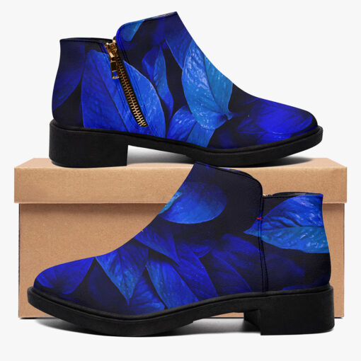 Bright Tropical Leaves Fashion Boots - Image 2