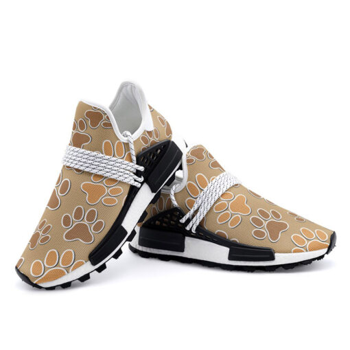 Cats Dogs Animal Paw Print Mesh Sneakers