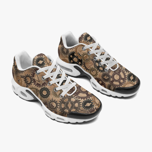 Gears Steampunk Camouflage Cushion Air Sneakers