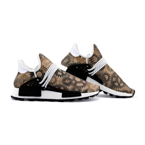 Gears Steampunk Camouflage Mesh Sneakers - Image 3