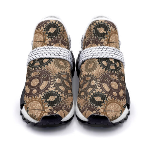 Gears Steampunk Camouflage Mesh Sneakers - Image 4