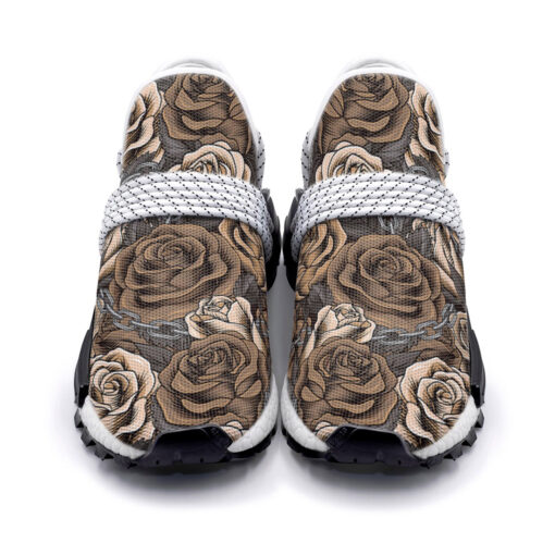 Lush Roses Metal Chains Mesh Sneakers - Image 4