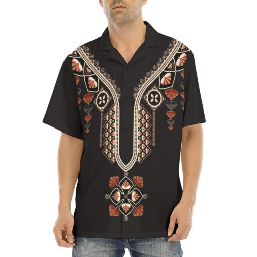 Ethnic African Neckline Hawaiian Shirt