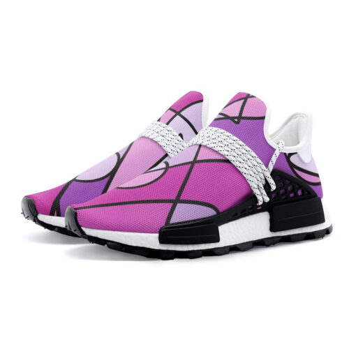 Retro Doodles Abstract Art Mesh Sneakers - Image 2