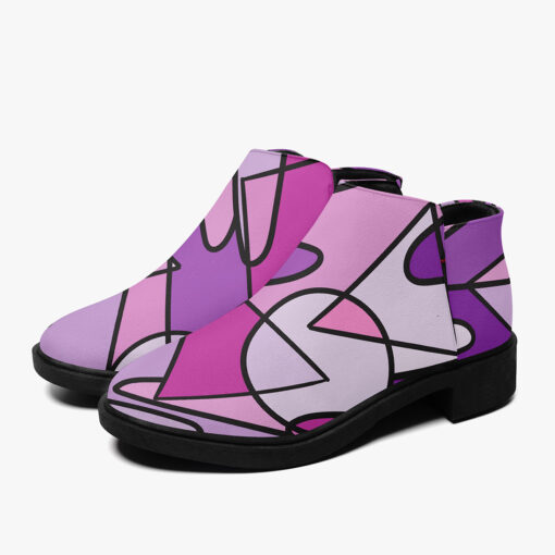 Retro Doodles Abstract Art Fashion Boots - Image 5