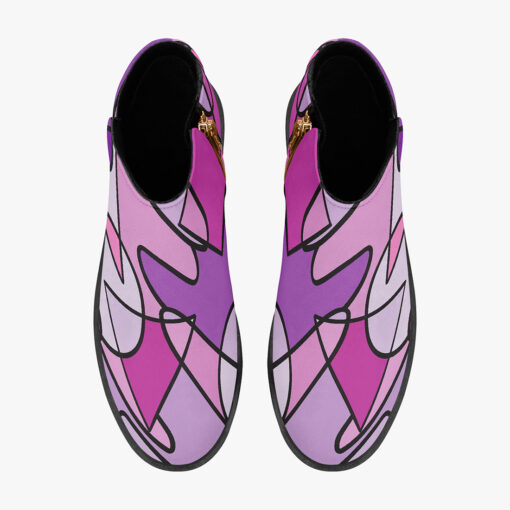 Retro Doodles Abstract Art Fashion Boots - Image 7