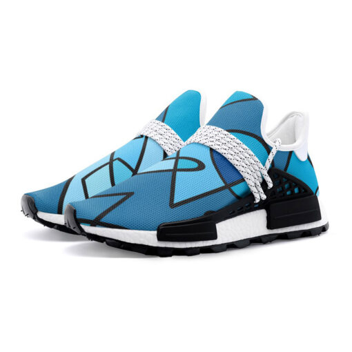 Retro Doodles Abstract Mesh Sneakers - Image 2