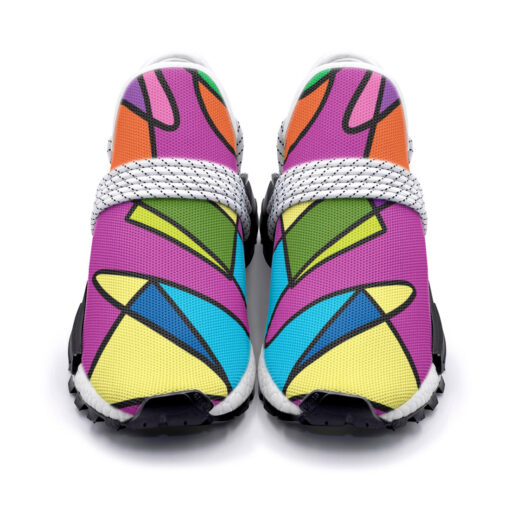 Retro Doodles Art Mesh Sneakers - Image 4