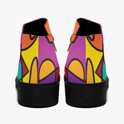 Retro Doodles Art Fashion Boots - Image 6