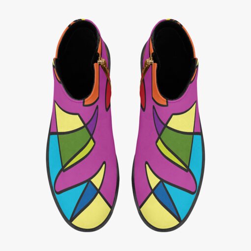 Retro Doodles Art Fashion Boots - Image 7