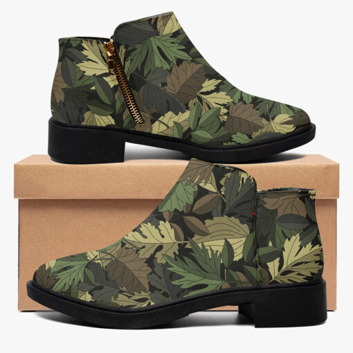 Camouflage Leaves Fashion Boots - Image 2