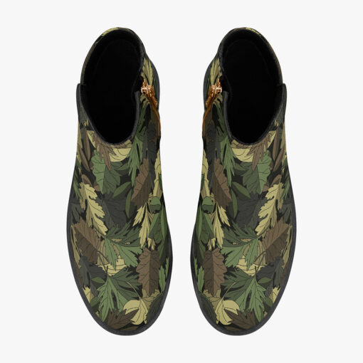 Camouflage Leaves Fashion Boots - Image 7