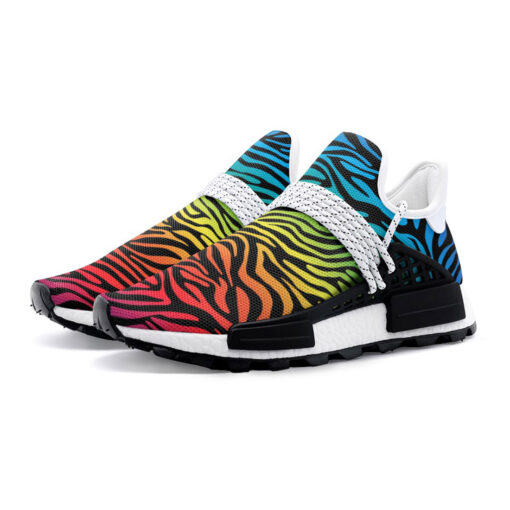 Colorful Zebra Mesh Sneakers - Image 2