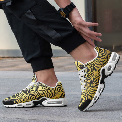 Golden Zebra Cushion Air Sneakers - Image 2