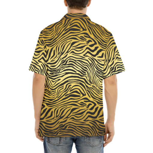 Golden Zebra Hawaiian Shirt - Image 4