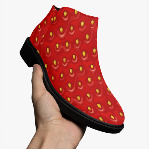 Strawberry Texture Fashion Boots - Image 3