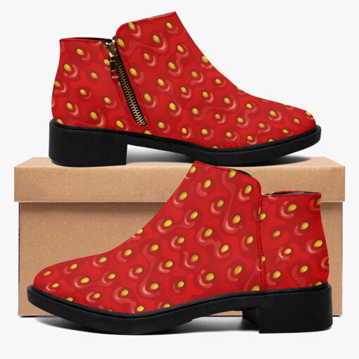 Strawberry Texture Fashion Boots - Image 2