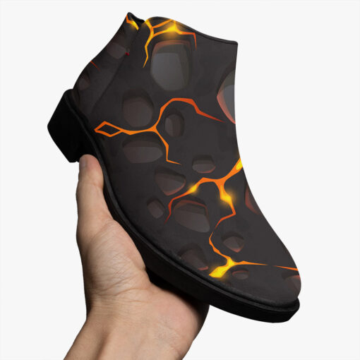 Liquid Hot Lava Cracks Fashion Boots - Image 3