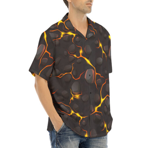 Liquid Hot Lava Cracks Hawaiian Shirt - Image 2