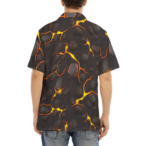 Liquid Hot Lava Cracks Hawaiian Shirt - Image 4