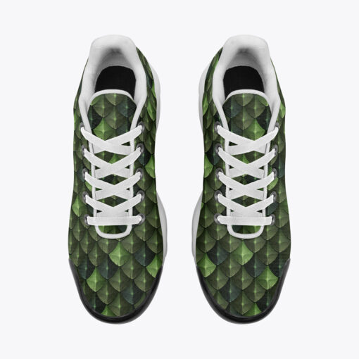 Green Dragon Reptile Scale Cushion Air Sneakers - Image 6