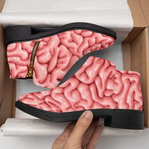 Brain Texture Fashion Boots