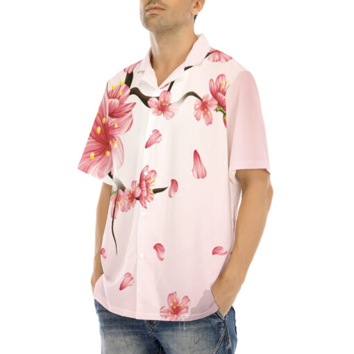 Cherry Blossoms Sakura Hawaiian Shirt - Image 3