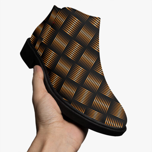 Metal Geometric Fashion Boots - Image 3