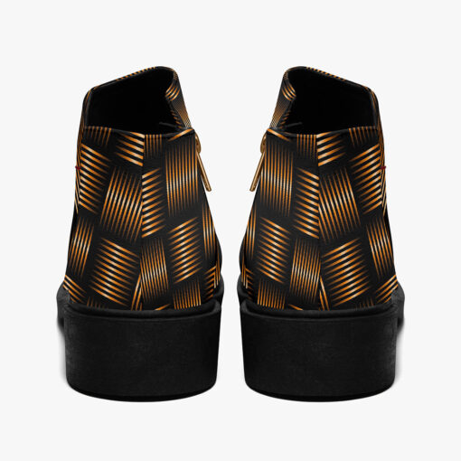 Metal Geometric Fashion Boots - Image 6