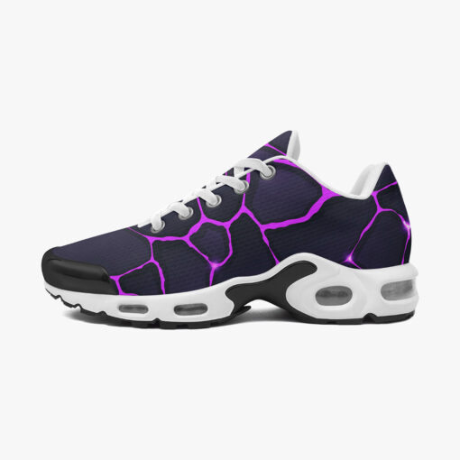 Cracked Purple Magic Glow Cushion Air Sneakers - Image 4