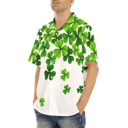 Clover Leaves Hawaiian Shirt - Image 3