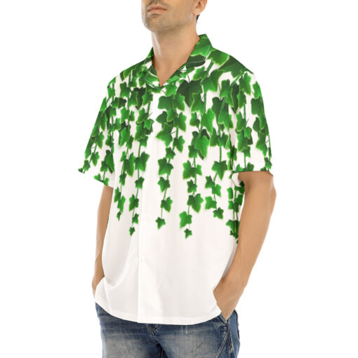 Clover Leaves Hawaiian Shirt - Image 3