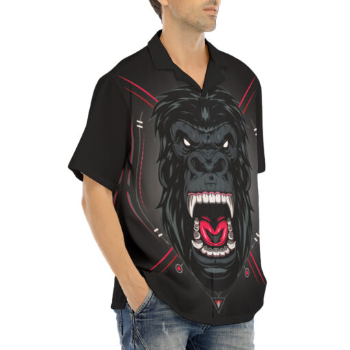 Gorilla Angry Face Hawaiian Shirt - Image 2