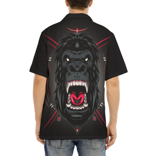 Gorilla Angry Face Hawaiian Shirt - Image 4