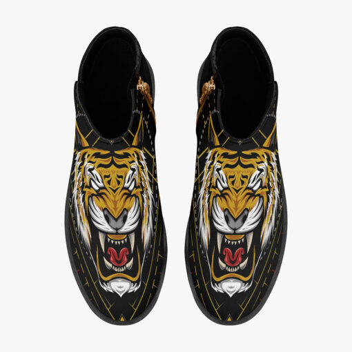 Tiger Print Fashion Boots - Image 7