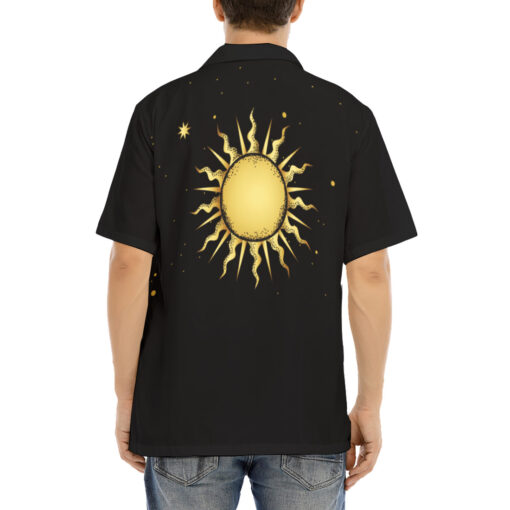 Esoteric Death Moth Moon and Sun Hawaiian Shirt - Image 4