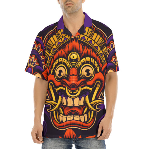 Traditional Bali Masks Hawaiian Shirt