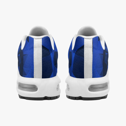 Polygonal Blue Geometric Cushion Air Sneakers - Image 5