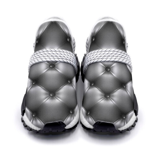 Gray Furniture Upholstery Mesh Sneakers - Image 4